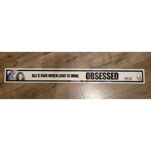 Obsessed (2009) - Beyonce - Movie Theater Mylar Banner Poster XL Version - 5x50